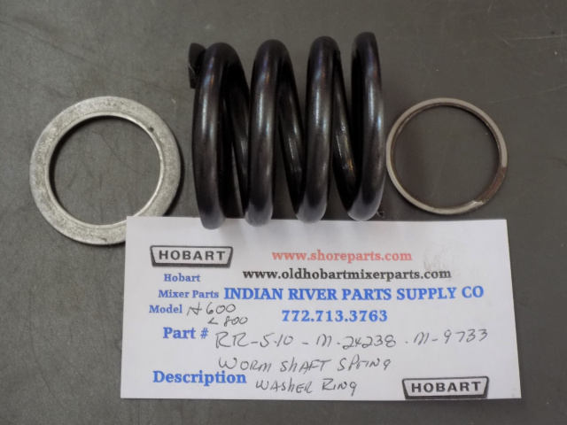 Hobart H600-L800  00-009733 Spring - Worm Shaft Washer Retaining Ring Used # 17-18-19