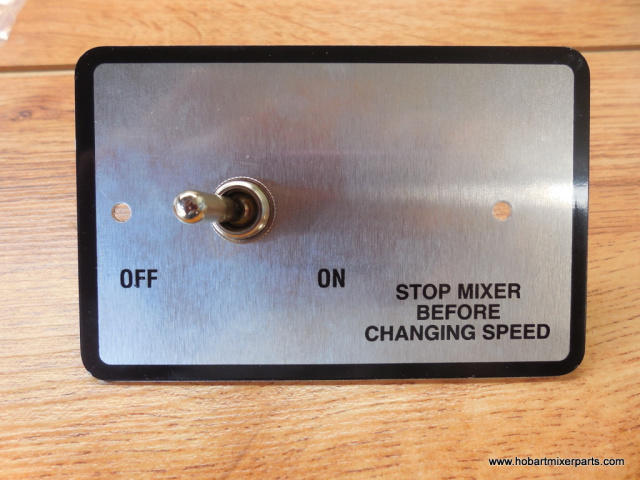HOBART A-200 ON-OFF SWITCH & PLATE PART NUMBER 00-873115-00002