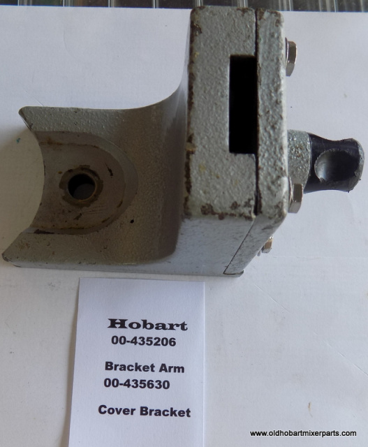 Hobart-D300-00-435206-Bracket-Arm-00-435630-Cover-Bracket-Used