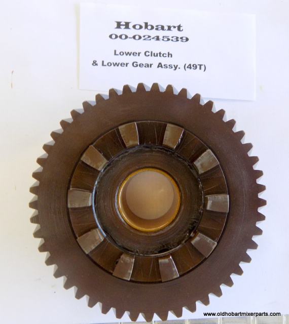 Hobart H600-H600T-P660-L800-M802-V1401 Clutch Shaft  00-024538 Lower Clutch & Upper Gear Assy. (41T)