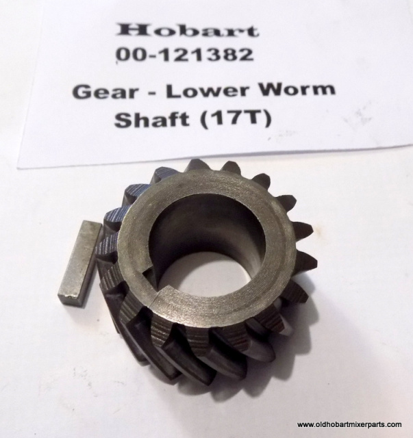 Hobart  00-121382 Gear - Lower Worm Shaft (17T) H600-L800 Used