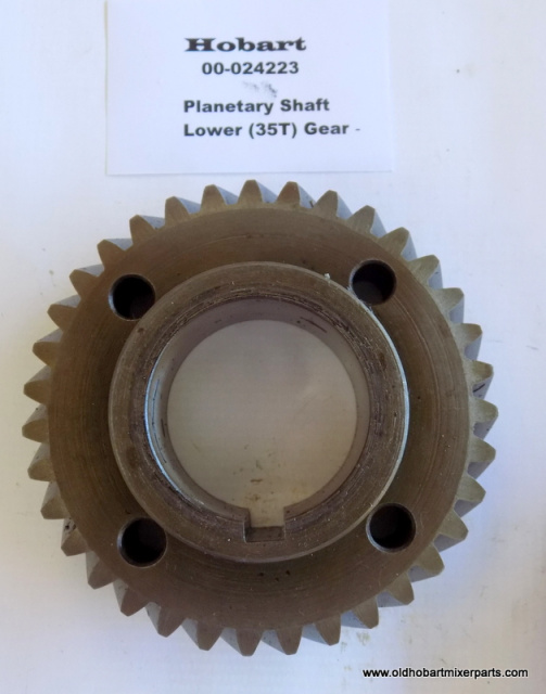 Hobart H600-L800 Mixer 00-024223  Planetary Shaft Lower 35 Tooth Gear Used