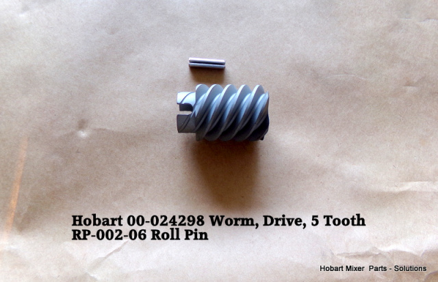  Hobart H600- 00-024298 Worm - Drive (5T) (H600, 60 Hz   RP-002-06 Roll Pin Used