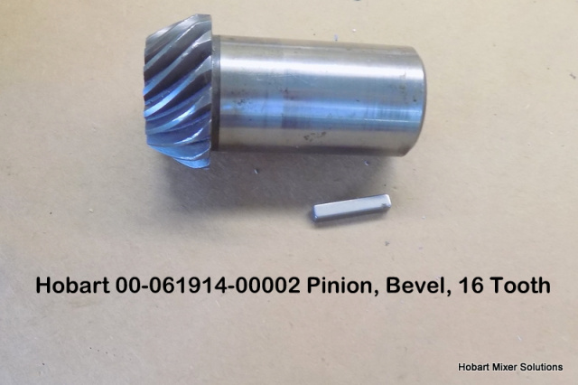 Hobart H600-L800 Mixer 00-061914-00002 Pinion - Bevel Gear (16T) 00-061506  - Square Drive Sleeve Us