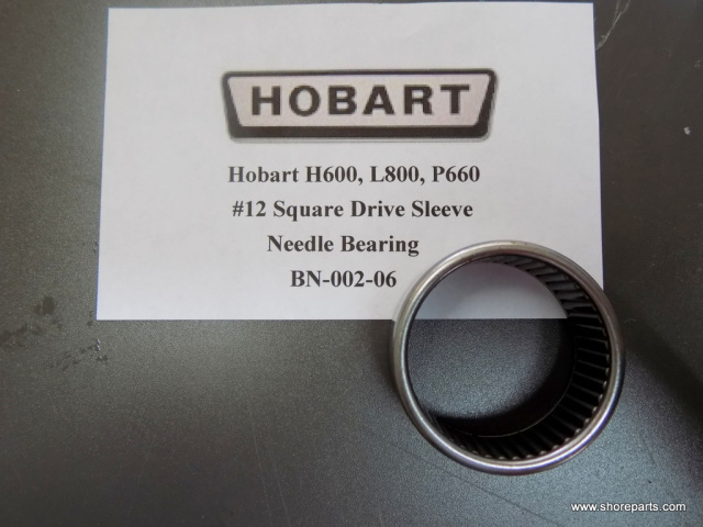 Hobart H600, P660,  Mixer Attachment Hub Needle Bearing BN-002-06