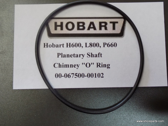 Hobart H600, L800 Mixer Planetary Shaft 00-067500-00102 Chimney "O" Ring