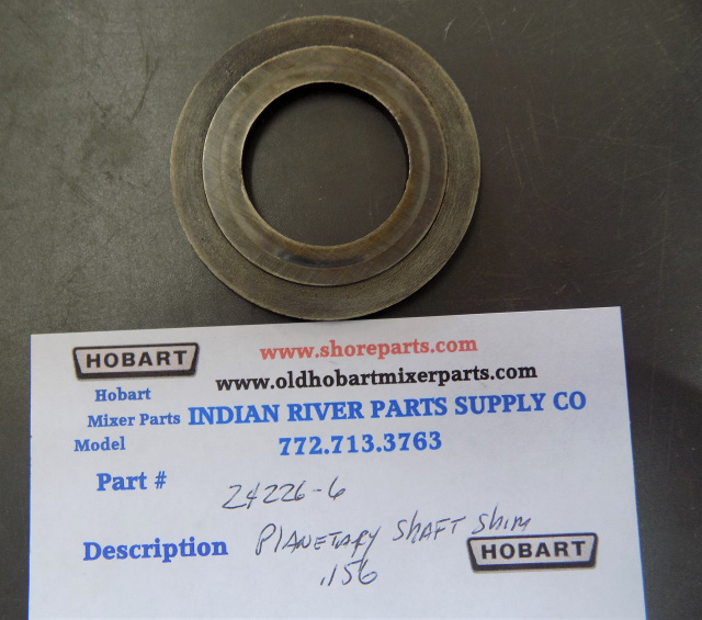 Hobart H600-L800 00-024226-00006  Shim - Planetary Shaft (.156" Thk.)Used