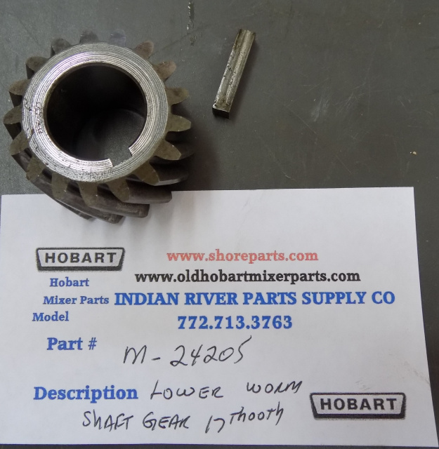 Hobart H600-L800 00-121382 Gear - Lower Worm Shaft (17T)