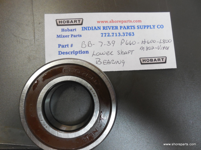 Hobart H600-L800, M802  Agitator Lower Agitator Shaft Bearing # BB-7-39