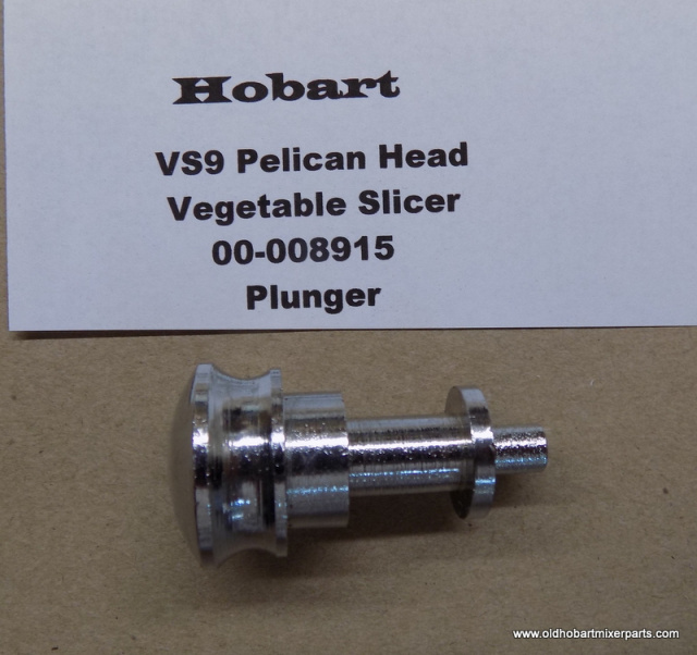 Hobart VS9 Pelican Head-vegetable Slicer 00-008915 Plunger For #12-or-#22 Head Back Case 