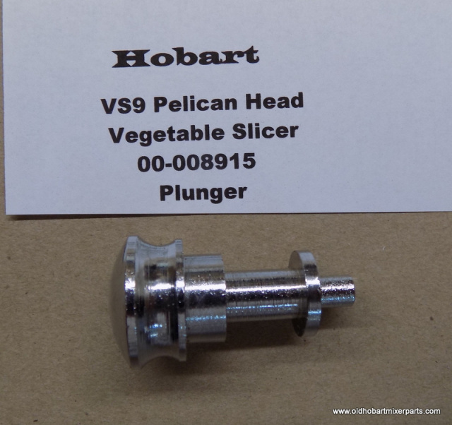 Hobart VS9 Pelican Head-vegetable Slicer 00-008915 Plunger For #12-or-#22 Head Back Case 