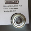 Hobart H600, L800, P660 Upper Worm Shaft Bearing BB-9-37 WITH Ring