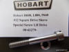 Hobart H600, P660, L800 Mixer 00-61279 Square Drive Special Screw