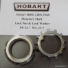 Hobart H600, L800 Mixer NS-34-7-WL-12-7 Upper Planetary Locknut & Lock Washer